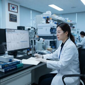 불순물 정량 메서드 개발 관련 이미지