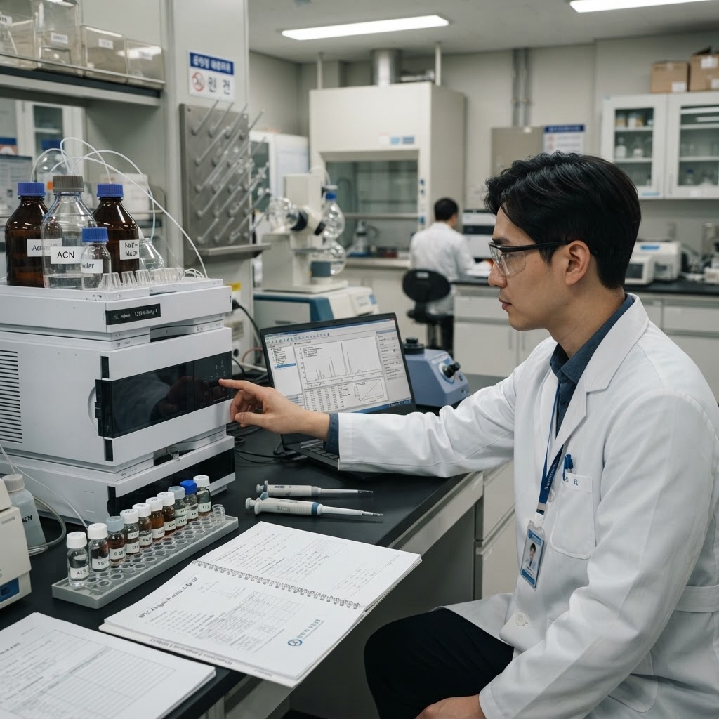HPLC 시료 농도 범위 관련 이미지