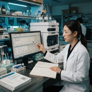 HPLC 배압 추세 분석 관련 이미지