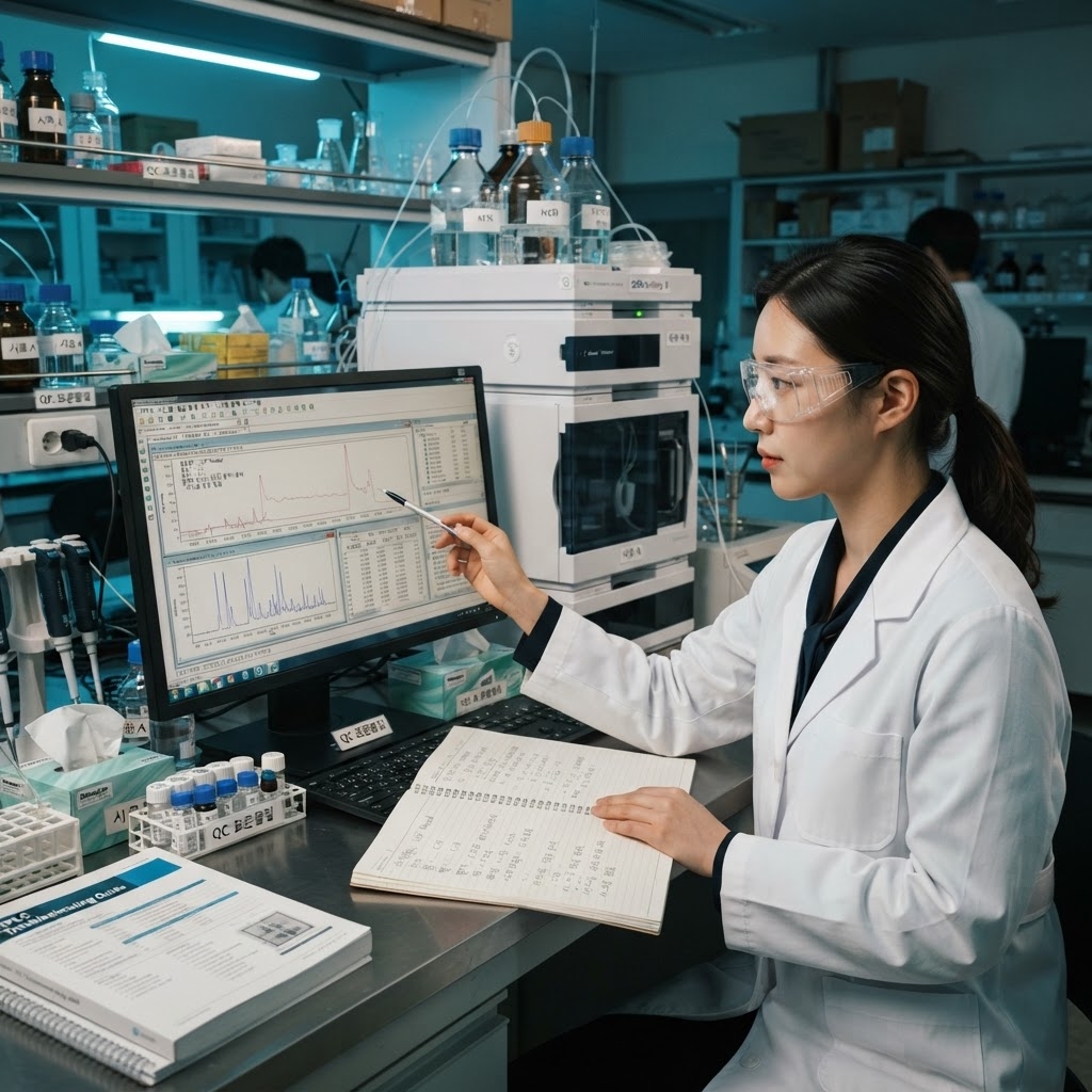 HPLC 배압 추세 분석 관련 이미지