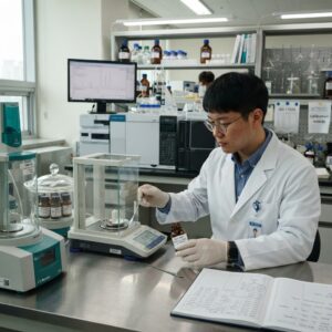 고체 표준물질 수분 함량 관련 이미지