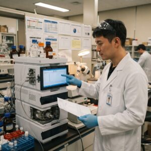 HPLC 배압 정상선 관련 이미지