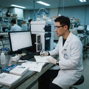 HPLC 컬럼 오염 진단 관련 이미지