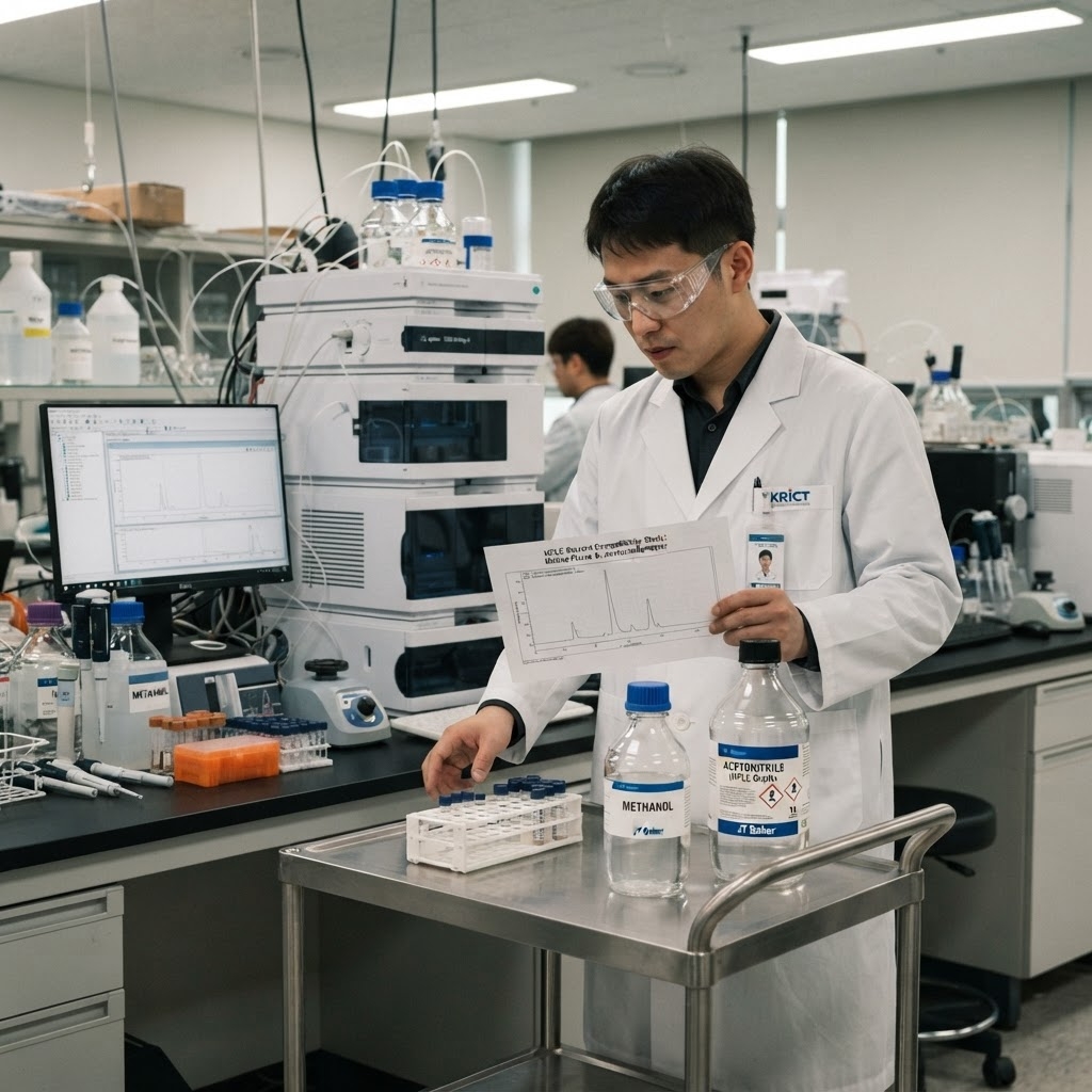 HPLC 용매 호환성 관련 이미지