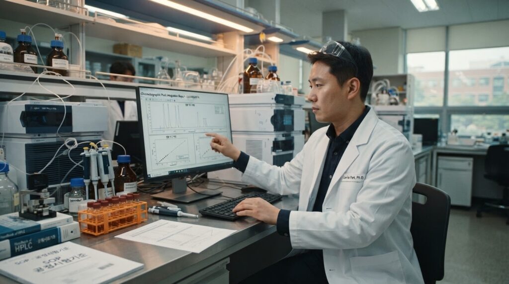 정량 피크 적분 관련 이미지