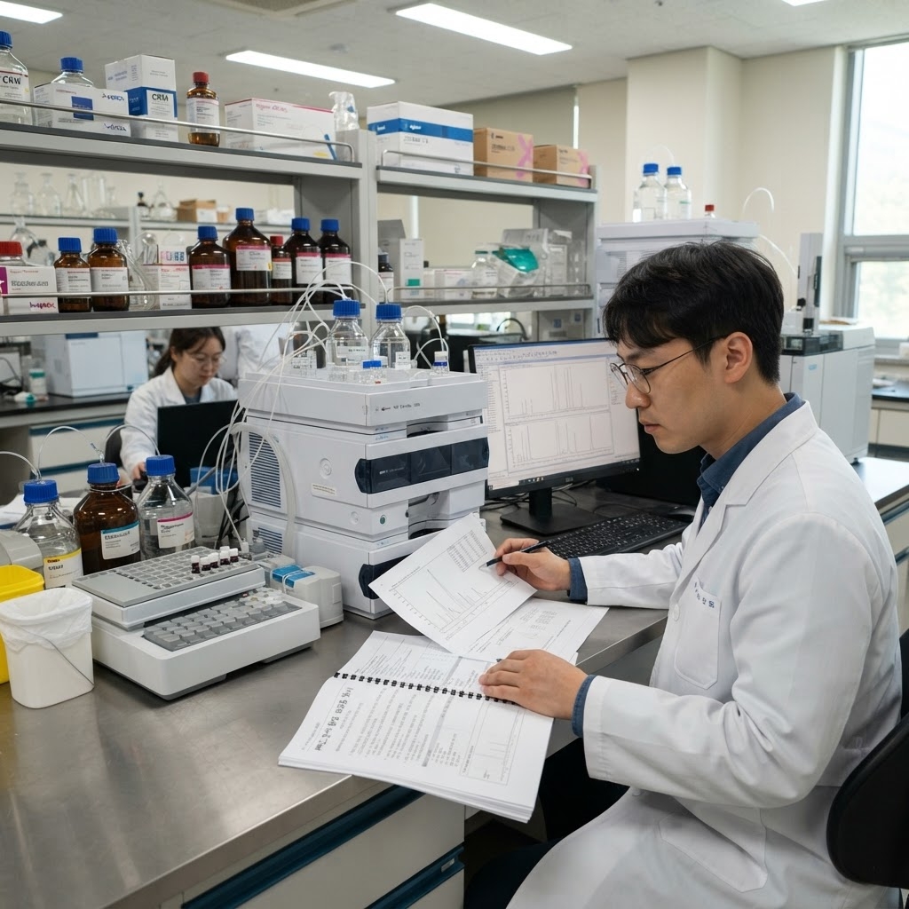 HPLC 메서드 재검증 관련 이미지