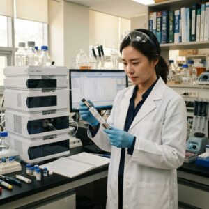 HPLC 컬럼 선택 기준 관련 이미지