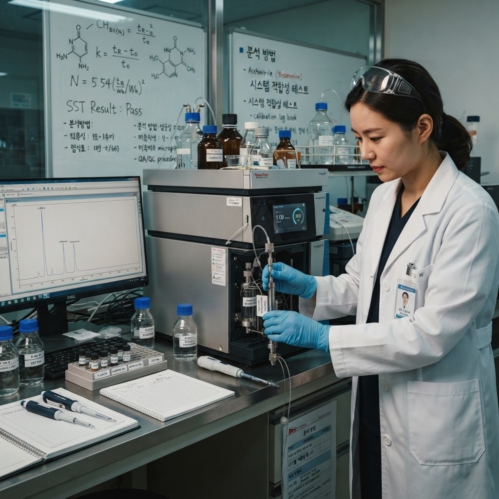 HPLC 시스템 성능 검증 관련 이미지