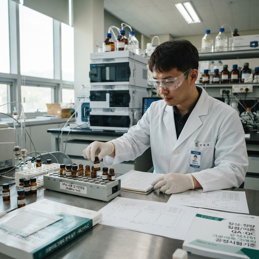 HPLC 시료 장기안정성 관련 이미지