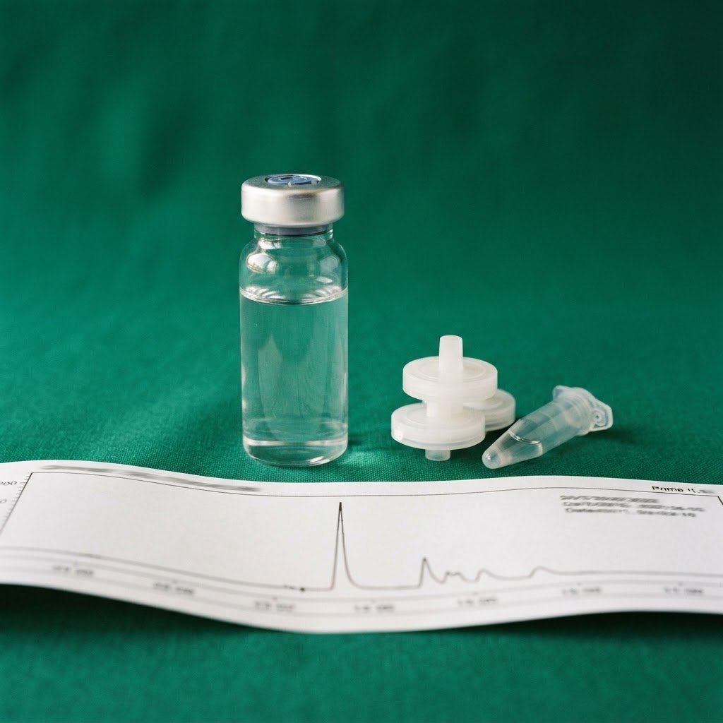 HPLC 시료 전처리 검증 관련 이미지