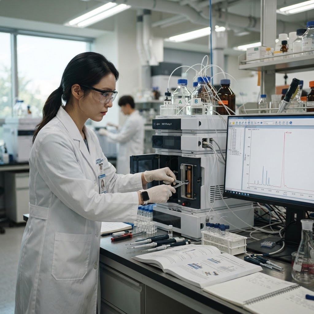 HPLC 배압 급증 관련 이미지