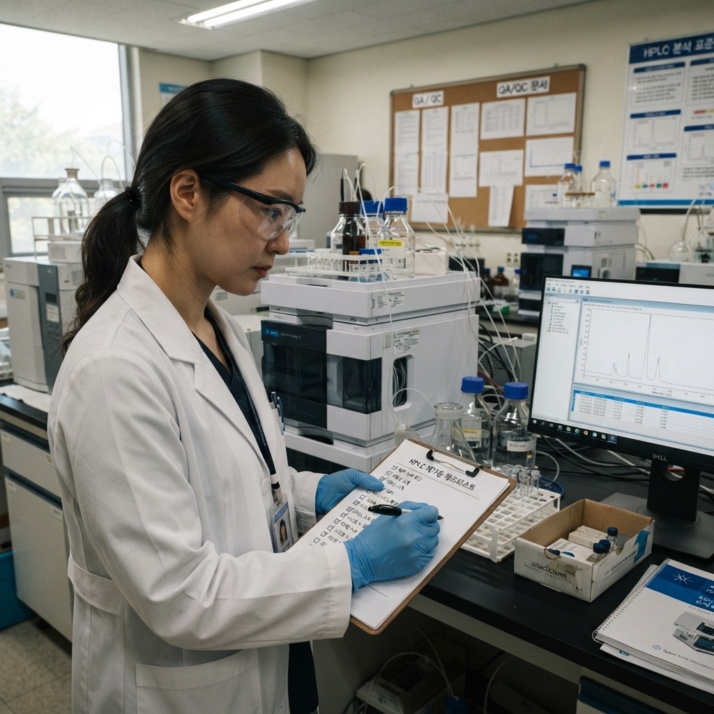 HPLC 재가동 체크리스트 관련 이미지