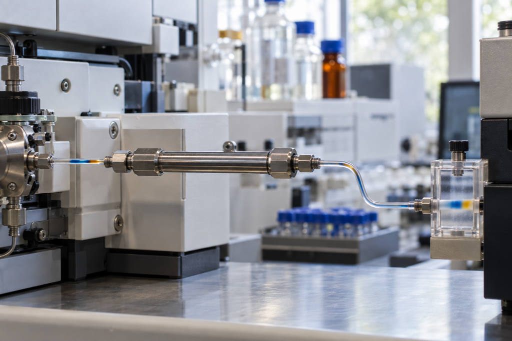 HPLC 컬럼 외 확산 관련 이미지