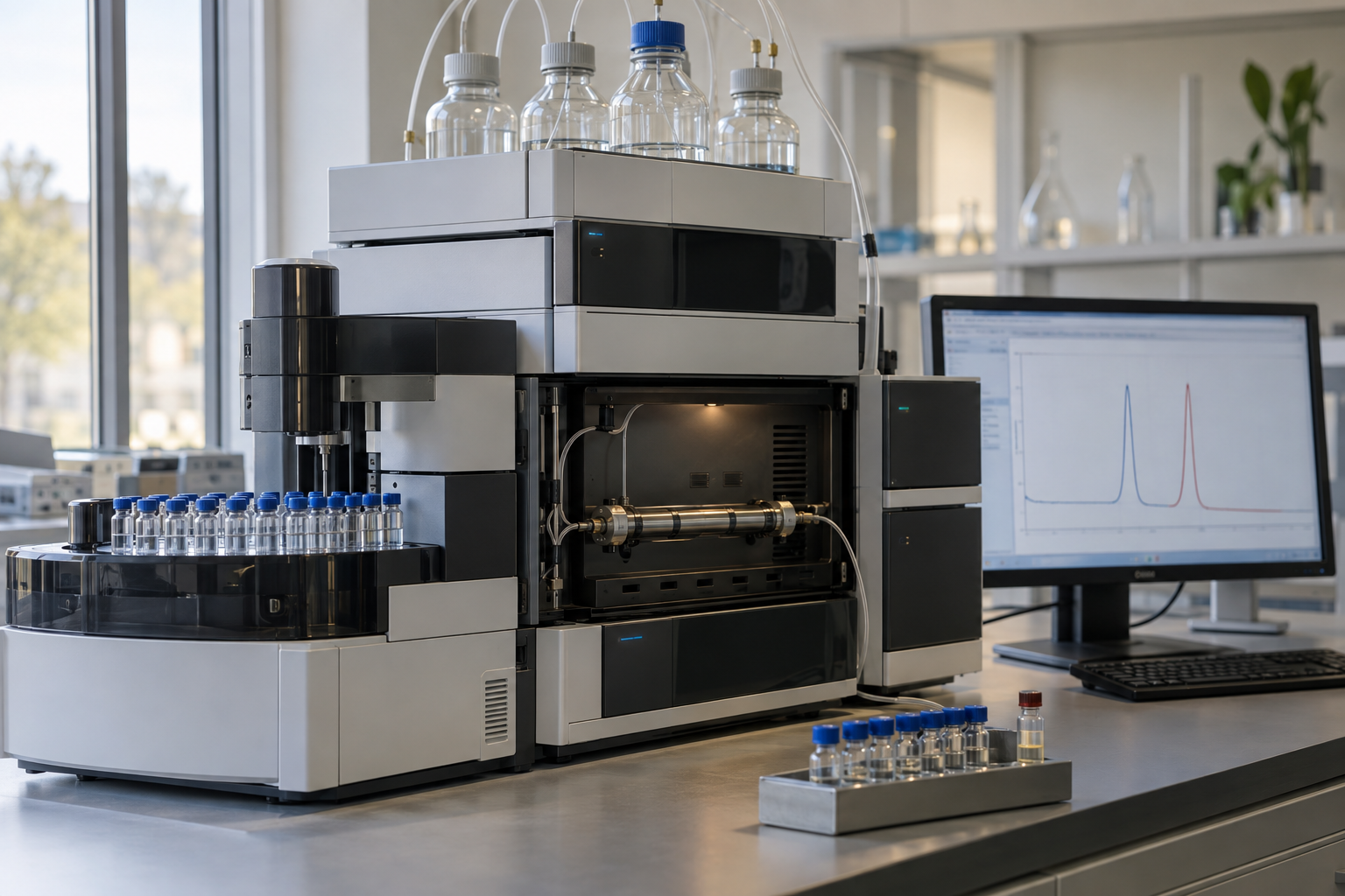 키랄 HPLC 피크 배정 관련 이미지