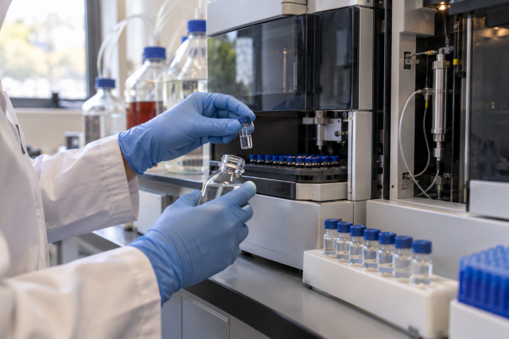 HPLC 희석용매 최적화 관련 이미지